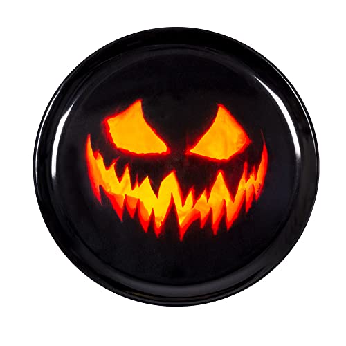 Boland 72316 - Tablett Halloween-Kürbis, Partyzubehör, Tisch Dekoration, Schwarz-orange, 34,5 cm, Mottoparty von Boland