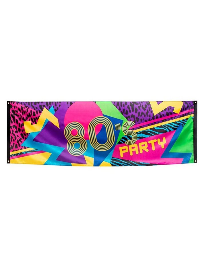 Boland Hängedekoration 80s Party Banner, Das fetzt: Partydeko im 80er Style! von Boland