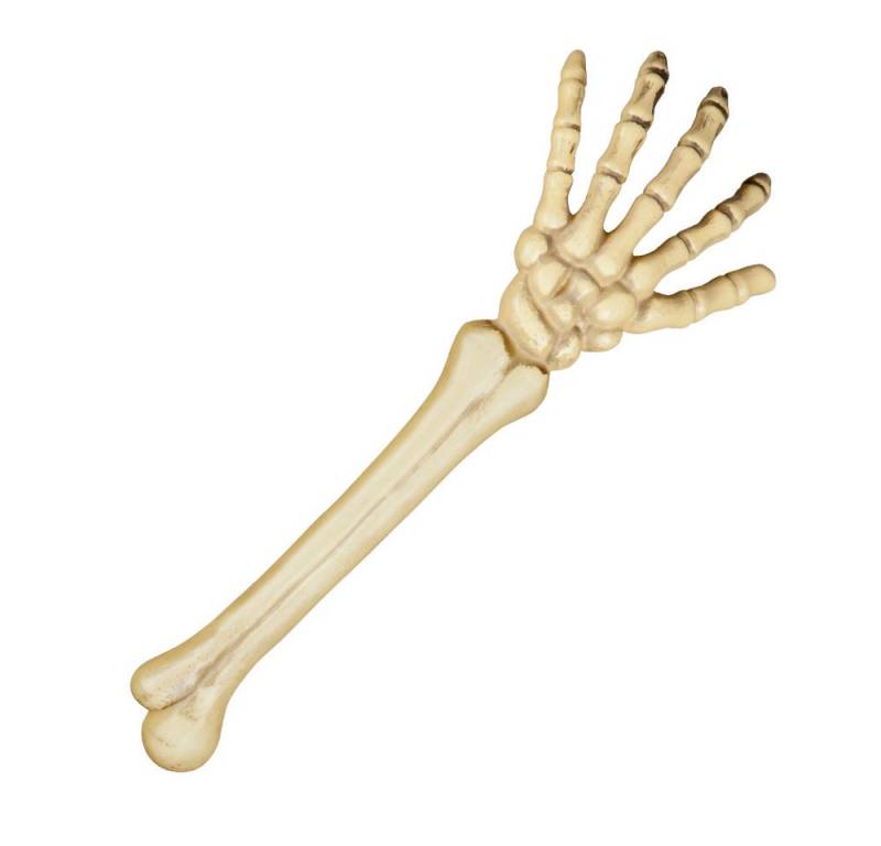 Boland Dekoobjekt Skelett Arm ca. 46cm Halloween Dekoration von Boland
