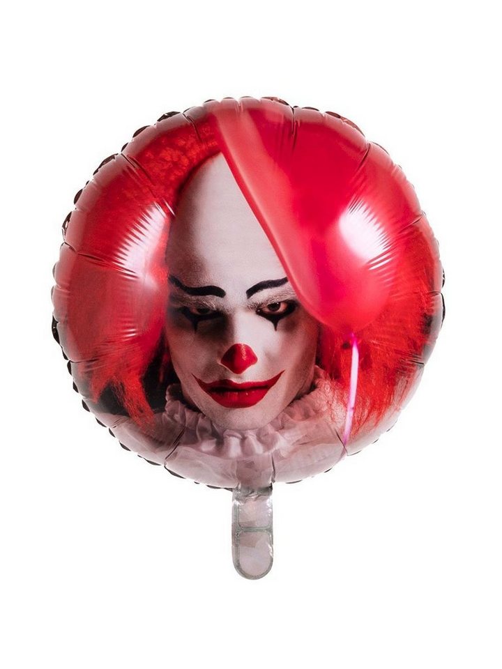 Boland Folienballon Horrorclown Folienballon, Ballon zur Befüllung mit Gas - für Halloween & Mottoparty von Boland