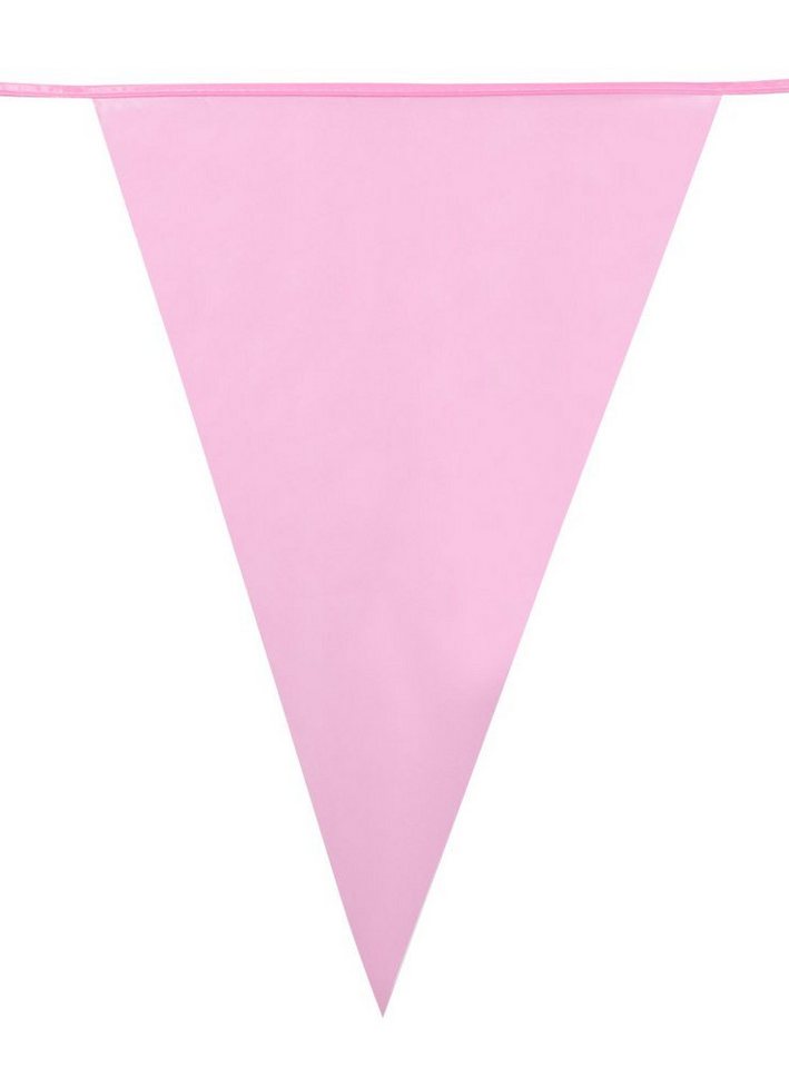 Boland Hängedekoration Rosa Riesenwimpelkette 10 m, Raumdekoration für Geburtstage, Mottopartys und Events! Boland Hängedekoration Rosa Riesenwimpelkette 10 m, Raumdekoration für Geburtstage, Mottopartys und Events! von Boland