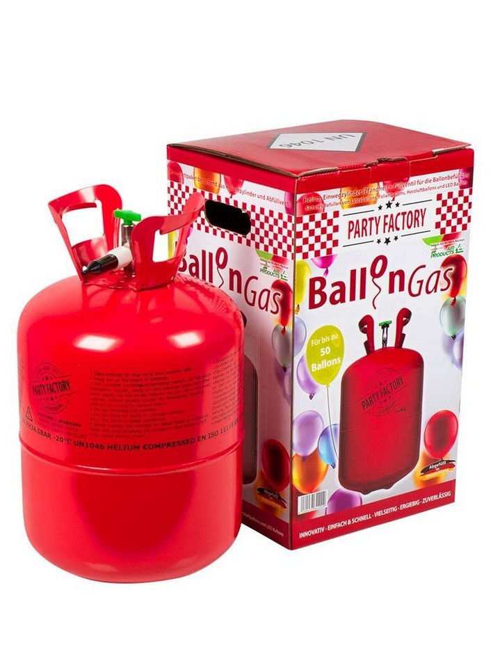 Boland Luftballon Ballongas für 50 Ballons, Zur Befüllung von Latex- und Folienballons von Boland