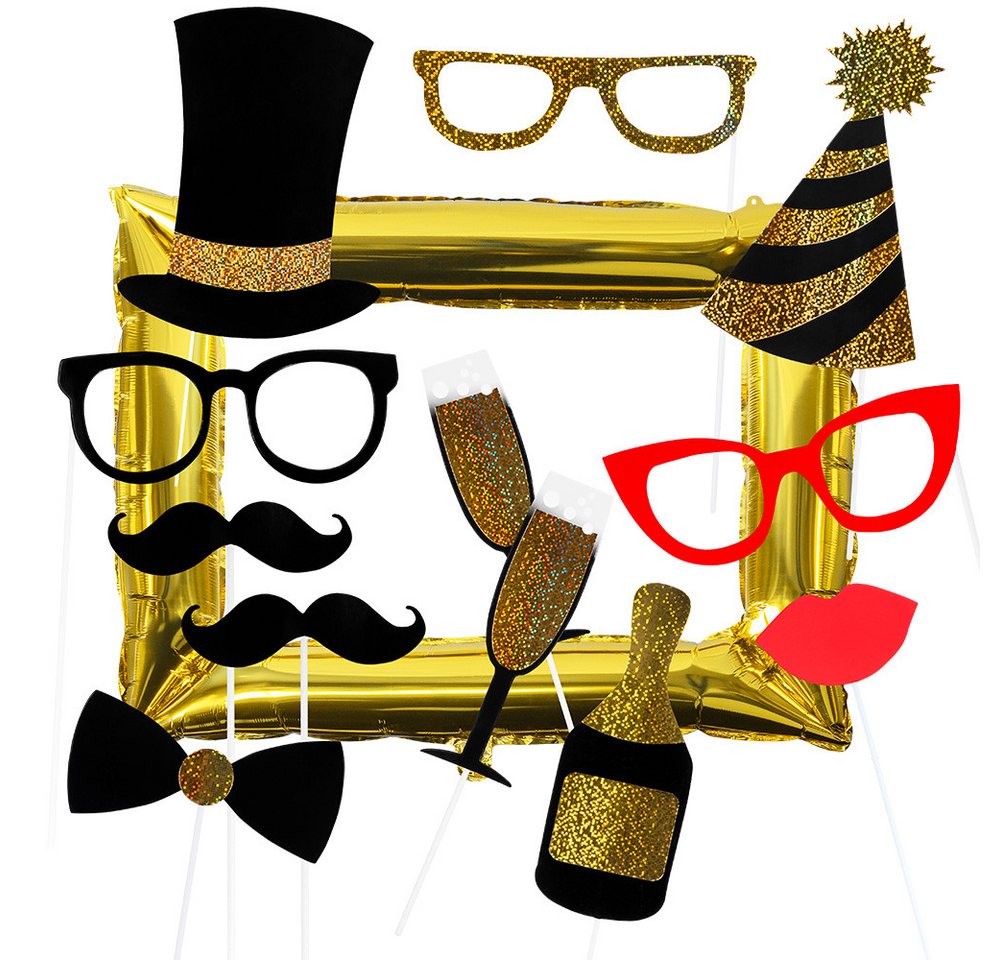 Boland Papierdekoration 12 Foto Requisiten mit Folienballon Fotorahmen 'Pa Boland Papierdekoration 12 Foto Requisiten mit Folienballon Fotorahmen 'Pa von Boland