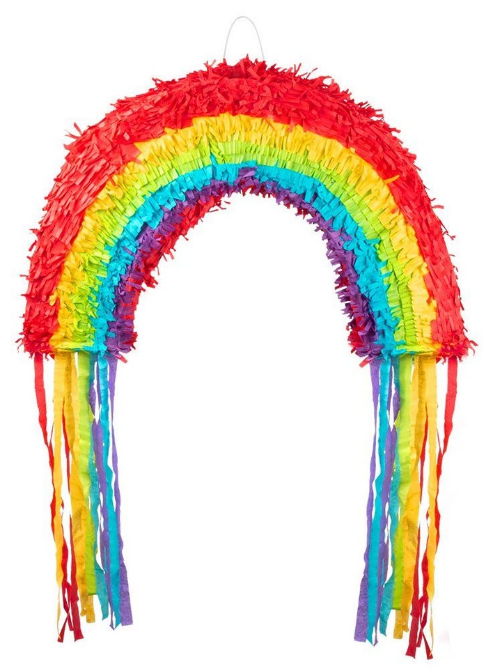 Boland Pinata Regenbogen Piñata, Gibt Deiner Party ein schlagendes Argument: Figur zum Befüllen mit Süßigkeiten! von Boland