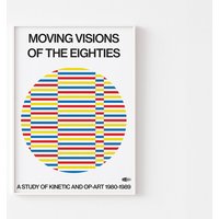 Kinetic & Op Art Der 80Er Jahre Plakat Mid Century Modern Paul Rand Josef Albers Bauhaus Memphis Milano Design Nautical Le Corbusier Agam von BoldModern