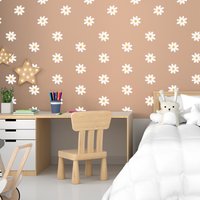 Gänseblümchen Wandaufkleber, Wandtattoo Blumen, Kinderzimmer Dekor, Wandkunst, Blumen Wandtattoo, Wandbild von BoldWallArt