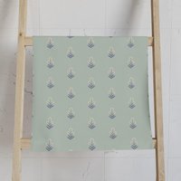 Handtuch, Boho Floral Block Print, Lavendel Koralle Mint Grün, Blumen Küchentuch, Badezimmer Geschirrtuch, Geschirrtuch von BoldieHome