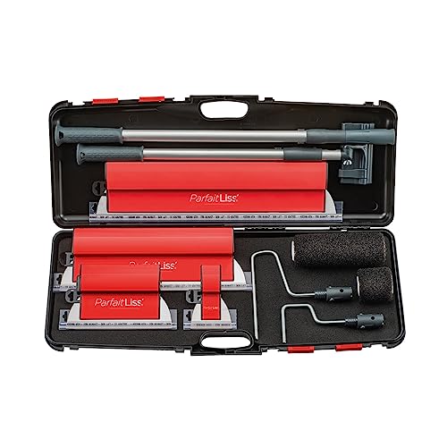 Boldrini Professionelles Spachtel-Set zum Rasieren und Glätten an Wänden und Decken. Komplett mit Spachtel, Reben und Rollen. Professional Finish Set Das Original! Boldrini Professionelles Spachtel-Set zum Rasieren und Glätten an Wänden und Decken. Komplett mit Spachtel, Reben und Rollen. Professional Finish Set Das Original! von Boldrini