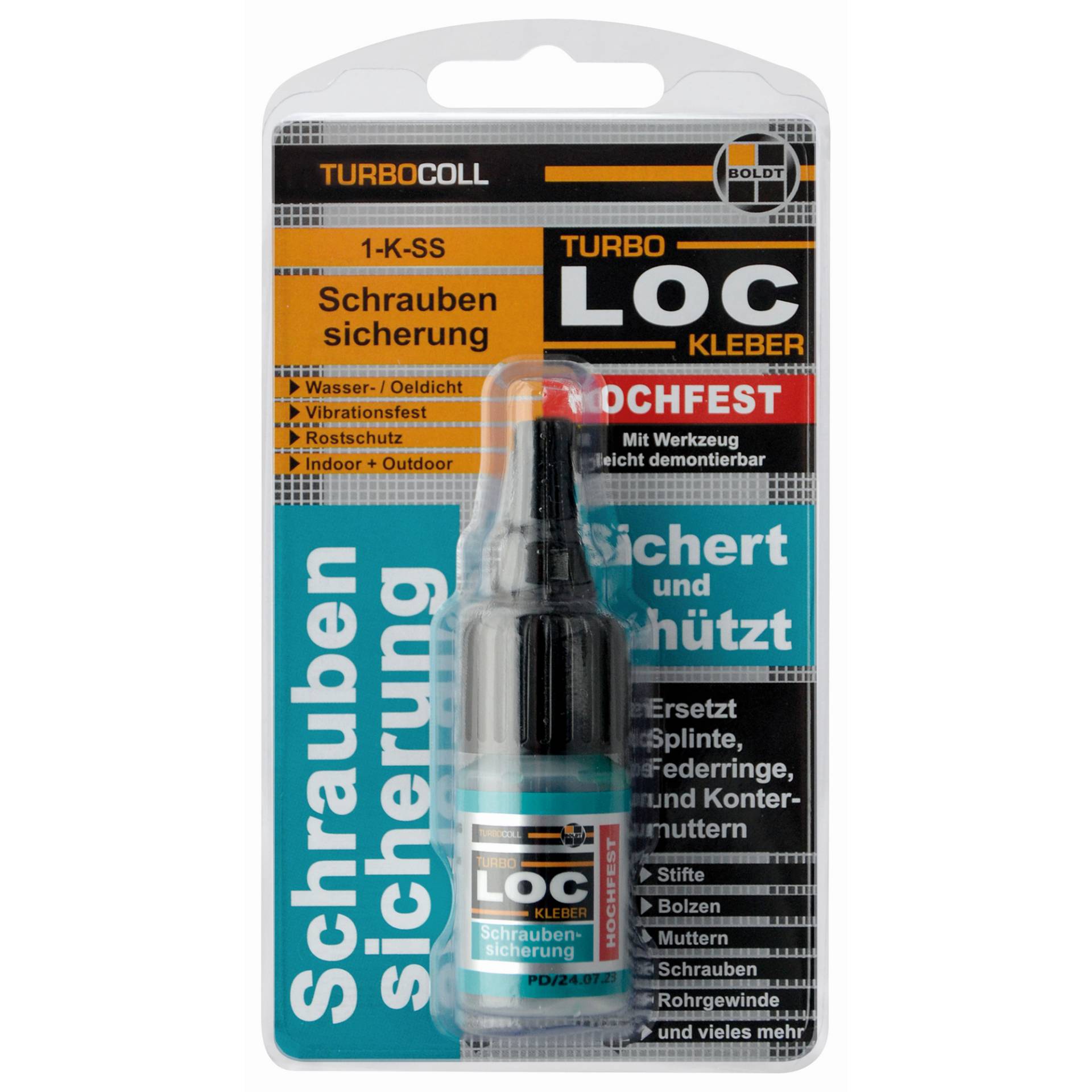 Boldt Schraubensicherung 'Turbocoll TurboLOC' hochfest 5 g Boldt Schraubensicherung 'Turbocoll TurboLOC' hochfest 5 g von Boldt