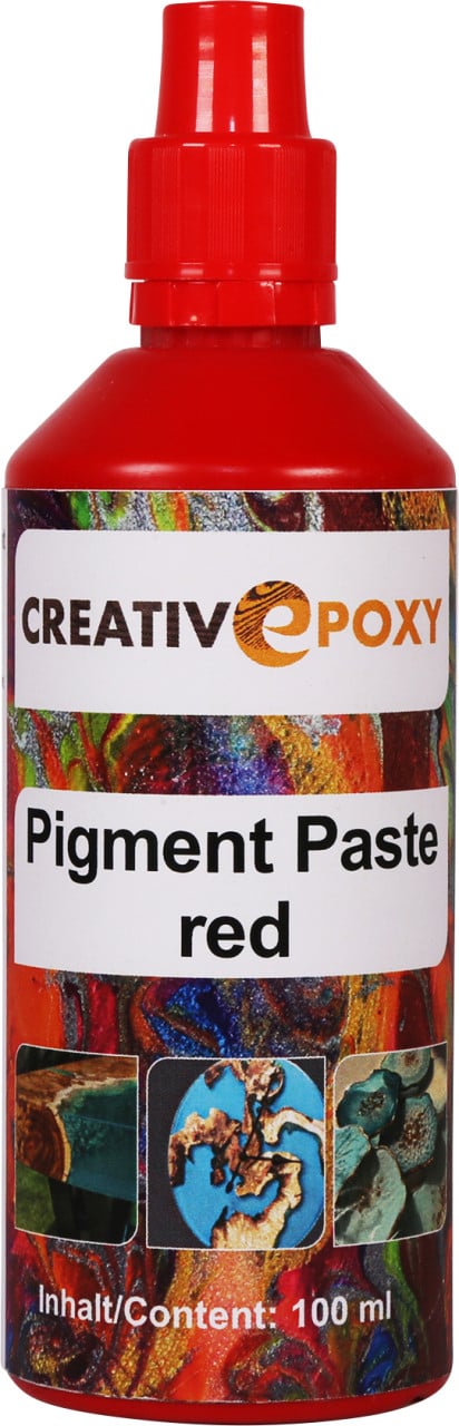 Pigment Paste Red 100 g Flüssig, transluzent bis volldeckend von Boldt