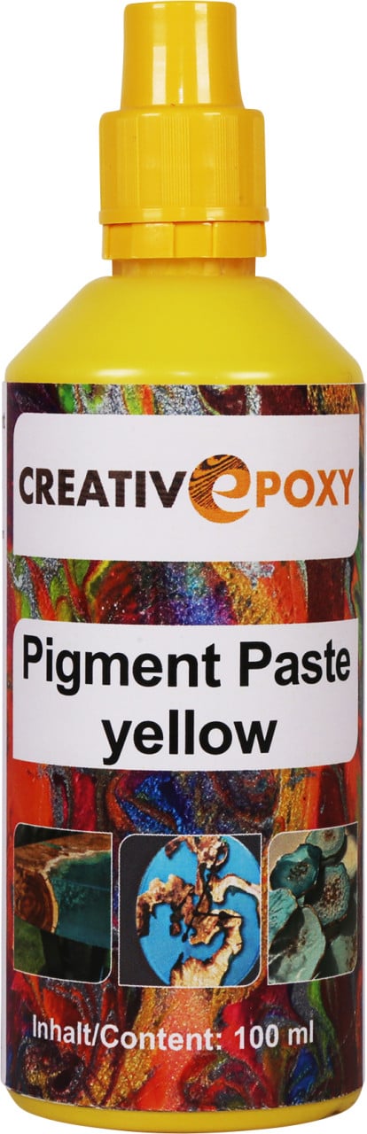 Pigment Paste Yellow 100 g Flüssig, transluzent bis volldeckend von Boldt