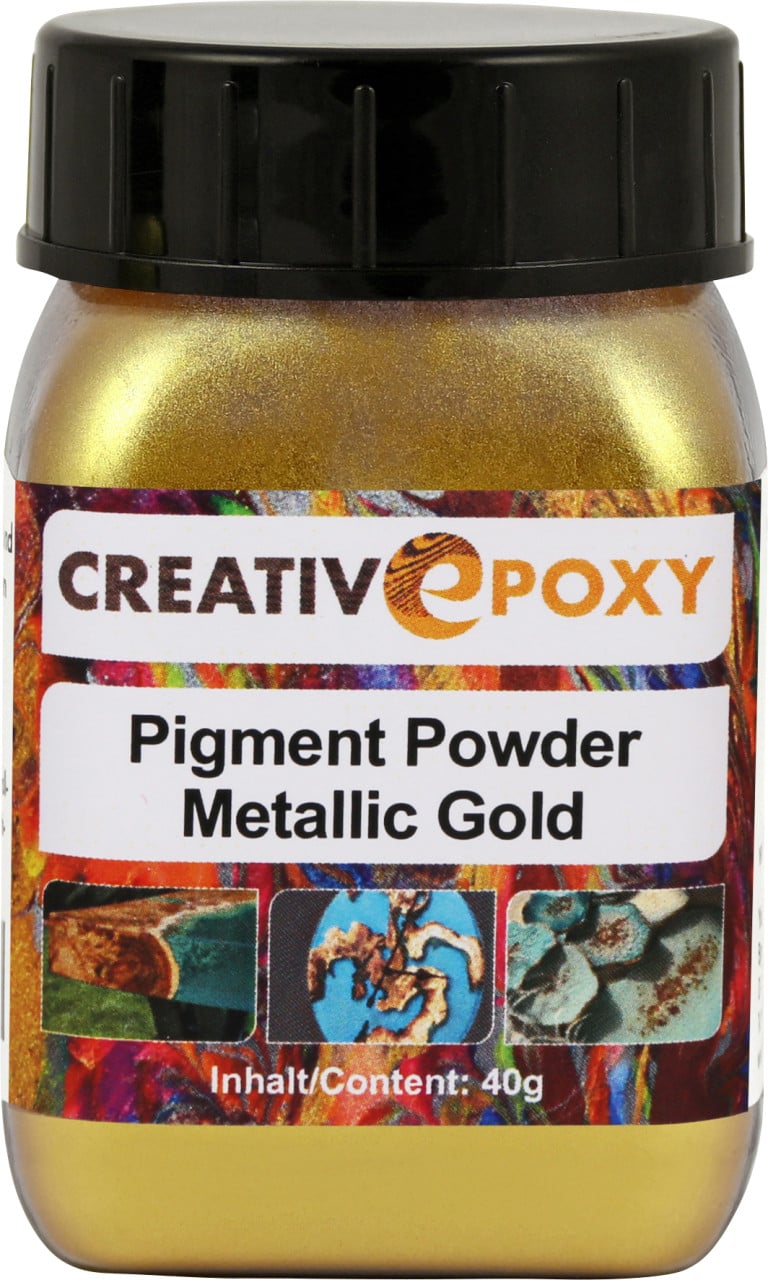 Pigment Pulver Gold 40 g Metallic Effekt von Boldt