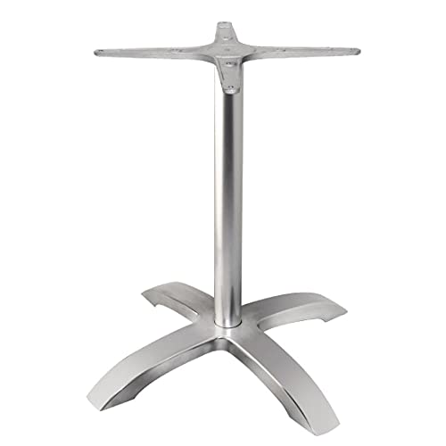 Bolero GG660 4 Bein Tisch Boden, gebürstetes Aluminium von Bolero