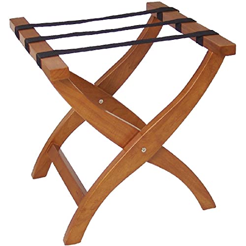 Bolero Wooden Suitcase Stand, Honig, Material: Gummiholz, Abmessungen: 500(H) x 450(B) x 500(T)mm, Klappbares Design, Hotel & Heimgebrauch, DL018 Bolero Wooden Suitcase Stand, Honig, Material: Gummiholz, Abmessungen: 500(H) x 450(B) x 500(T)mm, Klappbares Design, Hotel & Heimgebrauch, DL018 von Bolero