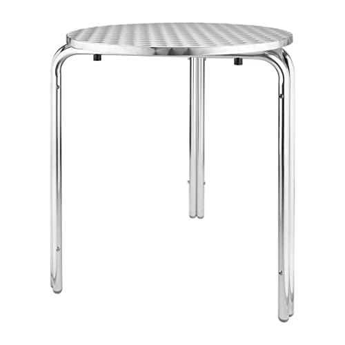 Bolero runder Bistrotisch Edelstahl 3 Beine 60cm von Bolero