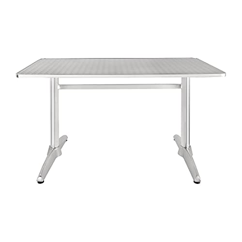 Bolero rechteckiger Tisch Edelstahl 120 x 60cm von Bolero