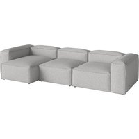 Bolia - Cosima Modulsofa 330 x 120 cm mit Chaiselongue links, Nantes hellgrau von Bolia