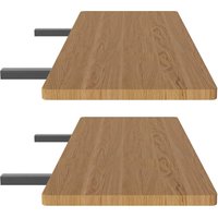 Bolia - Graceful Esstisch Einsatzplatte, 30 mm Stärke, Eiche geölt (2er-Set) von Bolia