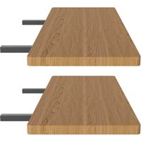 Bolia - Graceful Esstisch Einsatzplatte, 40 mm Stärke, Eiche geölt (2er-Set) von Bolia