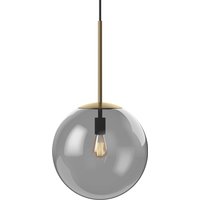 Bolia - Orb Pendelleuchte Ø 25 cm, Messing antik matt / rauchgrau von Bolia