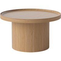 Bolia - Plateau Couchtisch, Ø 74 cm, Eiche lackiert von Bolia