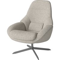 Bolia - Saga Sessel, Stahl satin / Nantes sand von Bolia