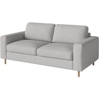 Bolia - Scandinavia 2-Sitzer Sofa, Eiche geölt / Nantes hellgrau von Bolia