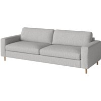 Bolia - Scandinavia 3-Sitzer Sofa, Eiche geölt / Nantes hellgrau von Bolia