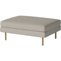 Bolia - Scandinavia Pouf 100 x 70 cm, Eiche geölt / Paza sand von Bolia