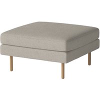 Bolia - Scandinavia Pouf 70 x 70 cm, Eiche geölt / Paza sand von Bolia