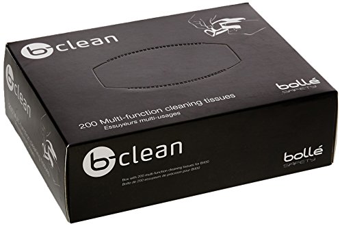 Bollé Reinigungstücher "B-Clean" 200 Stück, Einheitsgröße, schwarz, B401 von Bollé