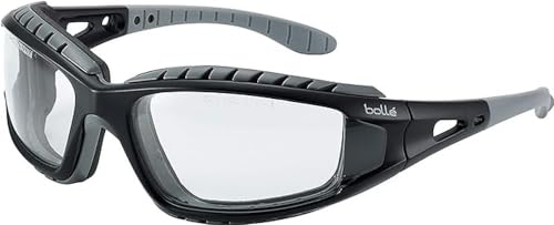 Bollé Safety BOLTRACPSI „Tracker“ Schutzbrille mit klaren Gläsern, Einheitsgröße von bollé
