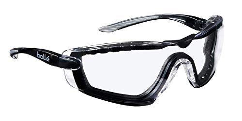 Bollé Safety COBFTPSI, Black Schutzbrille mit klaren Linsen, Einheitsgröße Serie COBRA von bollé