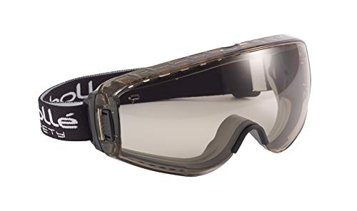 Bollé Safety PILOCSP, Schutzbrille 1 Stück, Einheitsgröße, grau/schwarz Serie PILOT 2 von bollé