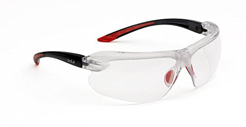 Bollé Safety IRIPSI, Schutzbrille, 1 Stück, Einheitsgröße, schwarz/rot Serie IRI-s von bollé