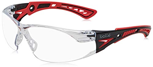 Bollé Safety RUSHPPSI, Clear Schutzbrille mit klaren Gläsern Serie RUSH+ von bollé