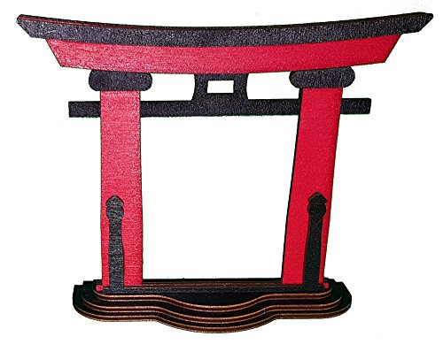 Tanno Design® Japan Torii TorHisa - Japanisches Standbild rot/schwarz von Bollicar