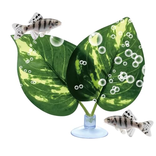 Bollisate Betta Betten Für Aquarium, Aquarium Blatt Pad Mit Saugnapf, Kunstpflanze Ruheplatz Schlafplatz Versteck Laichplatz Guppy Bollisate Betta Betten Für Aquarium, Aquarium Blatt Pad Mit Saugnapf, Kunstpflanze Ruheplatz Schlafplatz Versteck Laichplatz Guppy von Bollisate