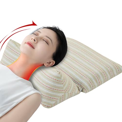 Bollisate Buchweizen Nackenkissen,Buchweizenschalen Nackenstützkissen | Abnehmbarer Bezug Halswirbelstützkissen Unisex Sofa Bett Büro Auto Flugreisen Bollisate Buchweizen Nackenkissen,Buchweizenschalen Nackenstützkissen | Abnehmbarer Bezug Halswirbelstützkissen Unisex Sofa Bett Büro Auto Flugreisen von Bollisate