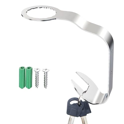 Bollisate Helmhalter Wandmontage,Jersey Mützenhaken | Wandmontierter Klebehaken Zur Helmaufbewahrung Für Garage Wohnzimmer Schlüssel Mützen Handschuhe Taschen von Bollisate