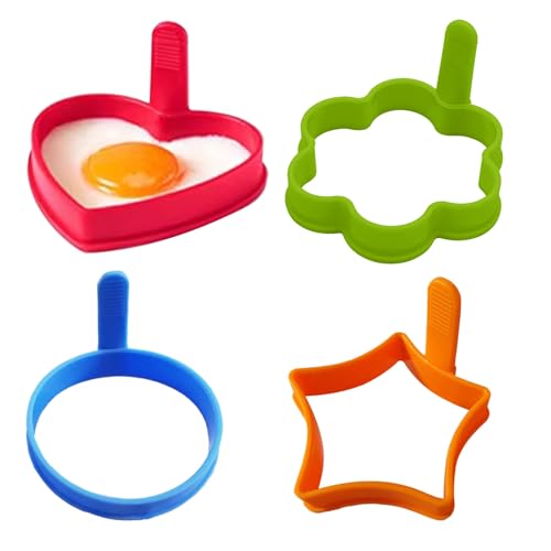 Bollisate Pfannenkuchenform,Eierformer Für Bratpfanne | Hitzebeständiger Brötchen Küchenhelfer Für Frühstück Zuhause Camping Burger Sandwich von Bollisate