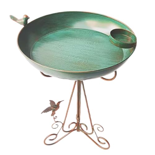 Bollisate Vogelbad,Rasenkolibri-Futterschale | Ästhetisches Vogelbad Für Balkon Garten Terrasse Rasen von Bollisate