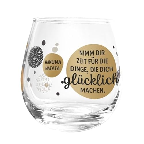 Bollweg Whiskyglas, Wasserglas oder auch Weinglas mit Spruch - Nimm dir Zeit für die Dinge von Bollweg