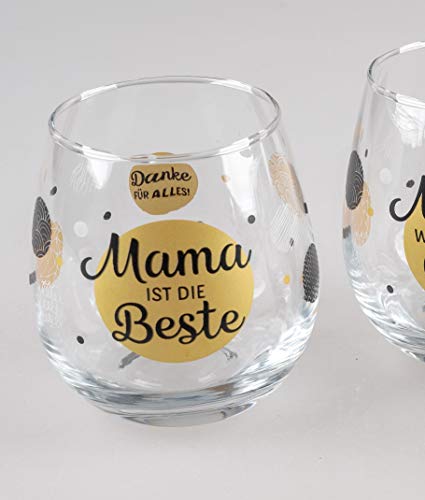 Trinkglas,Whiskyglas, Wasserglas oder auch Weinglas mit Spruch Mama ist die"" von Bollweg
