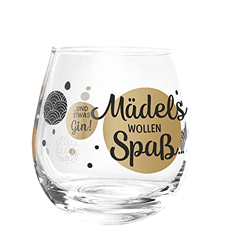 Whiskyglas, Wasserglas oder auch Weinglas mit Spruch Maedels wollen Spass"" von Bollweg