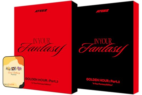 ATEEZ Album - GOLDEN HOUR : Part.3 ‘In Your Fantasy Edition RED ver + BLACK ver Full set POCAALMBUM ver+Pre Order Benefits+BolsVos Exclusive K-POP Giveaways Package ATEEZ Album - GOLDEN HOUR : Part.3 ‘In Your Fantasy Edition RED ver + BLACK ver Full set POCAALMBUM ver+Pre Order Benefits+BolsVos Exclusive K-POP Giveaways Package von BolsVos