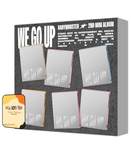 BABYMONSTER Album - WE GO UP Random ver (PATTERN ver.)+Pre Order Benefits+BolsVos Exclusive Idol-Inspired Giveaways Package von BolsVos