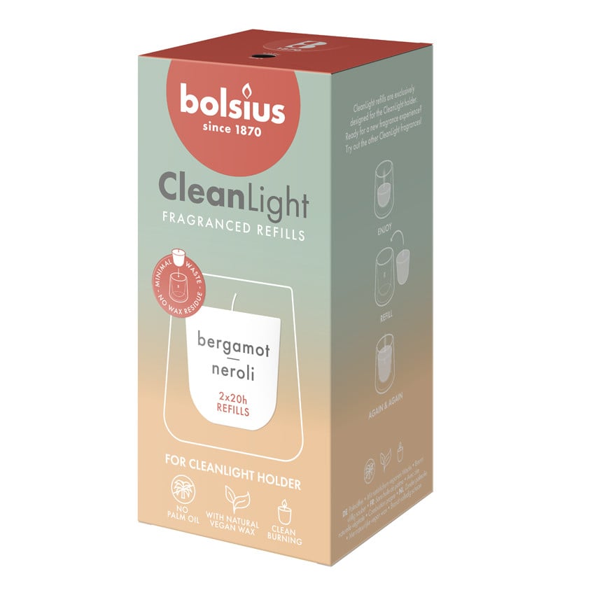 Bolsius Cleanlight Duft-Nachfüller 2er Pack Bergamotte & Neroli Bolsius Cleanlight Duft-Nachfüller 2er Pack Bergamotte & Neroli von Bolsius