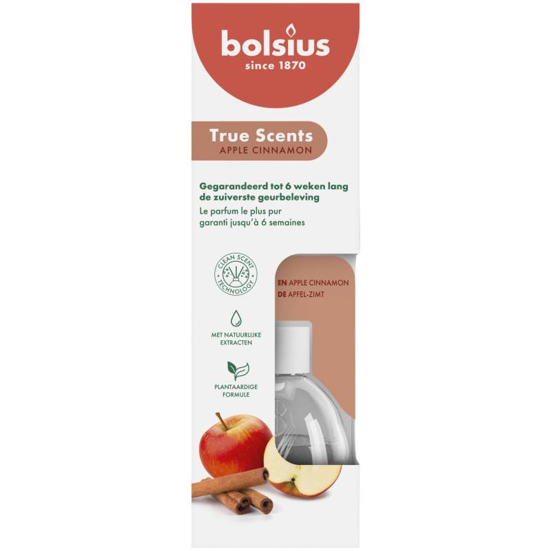Bolsius Raumduft 60 ml True Scents Apfel-Zimt von Bolsius