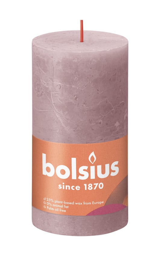 Bolsius Rustik-Kerze Shine 13/7 cm eschen-Rose Bolsius Rustik-Kerze Shine 13/7 cm eschen-Rose von Bolsius